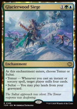 Glacierwood Siege - Tarkir: Dragonstorm (Rare) [TDM-189] Hoofdafbeelding