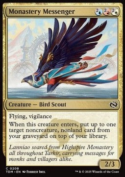 Monastery Messenger - Tarkir: Dragonstorm (Common) [TDM-208] Immagine principale del prodotto
