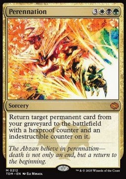 Perennation - Tarkir: Dragonstorm (Mythic) [TDM-212] Imagen principal del producto