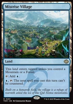 Mistrise Village - Tarkir: Dragonstorm (Rare) [TDM-261] Hoofdafbeelding