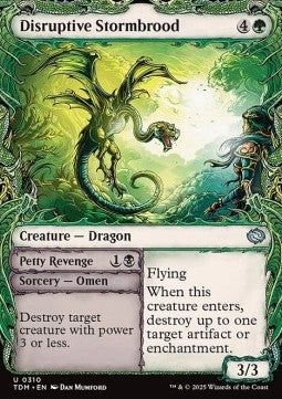 Disruptive Stormbrood // Petty Revenge - Tarkir: Dragonstorm: Extras (Uncommon) [XTDM-310] Image principale du produit