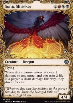 Sonic Shrieker - Tarkir: Dragonstorm: Extras (Uncommon) [XTDM-318] Imagen principal del producto