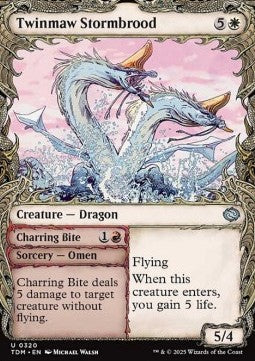 Twinmaw Stormbrood // Charring Bite - Tarkir: Dragonstorm: Extras (Uncommon) [XTDM-320] Main image