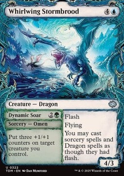 Whirlwing Stormbrood // Dynamic Soar - Tarkir: Dragonstorm: Extras (Uncommon) [XTDM-322] Main image