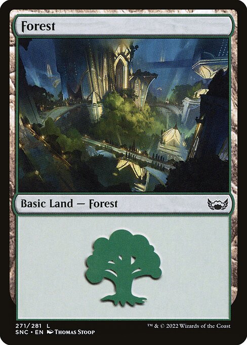 Forest – Streets of New Capenna (SNC-271) Magic: The Gathering card | LC-REM-20260804-15383588667724-818442df-fb81-4f1c-bcf2-fbd6b05912ed Hoofdafbeelding