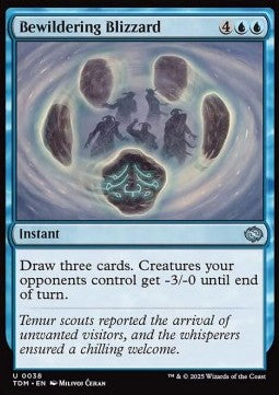 Bewildering Blizzard - Tarkir: Dragonstorm (Uncommon) [TDM-38] Imagen principal del producto