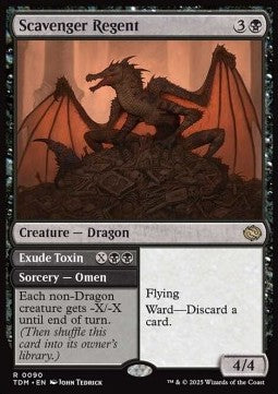 Scavenger Regent // Exude Toxin - Tarkir: Dragonstorm (Rare) [TDM-90] Main image