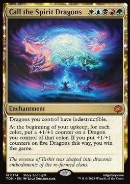 Call the Spirit Dragons - Tarkir: Dragonstorm (Mythic) [TDM-174] Immagine principale del prodotto