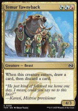 Temur Tawnyback - Tarkir: Dragonstorm (Common) [TDM-229] Hauptbild