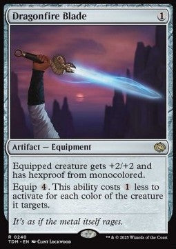 Dragonfire Blade - Tarkir: Dragonstorm (Rare) [TDM-240] Immagine principale del prodotto