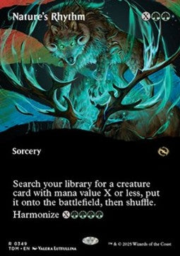 Nature's Rhythm - Tarkir: Dragonstorm: Extras (Rare) [XTDM-349] Imagen principal del producto