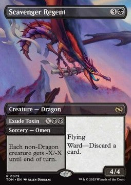 Scavenger Regent // Exude Toxin - Tarkir: Dragonstorm: Extras (Rare) [XTDM-379] Image principale du produit