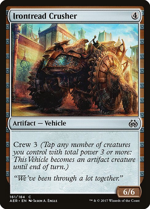 Irontread Crusher – Aether Revolt (AER-161) Magic: The Gathering card
