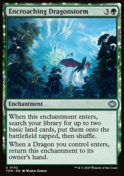 Encroaching Dragonstorm - Tarkir: Dragonstorm (Uncommon) [TDM-142] Immagine principale del prodotto