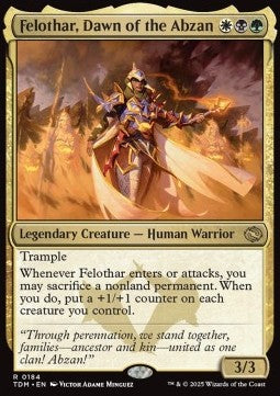 Felothar, Dawn of the Abzan - Tarkir: Dragonstorm (Rare) [TDM-184] Hoofdafbeelding