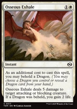 Osseous Exhale - Tarkir: Dragonstorm (Common) [TDM-17] Hauptbild