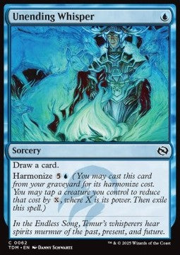 Unending Whisper - Tarkir: Dragonstorm (Common) [TDM-62] Main image
