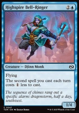 Highspire Bell-Ringer - Tarkir: Dragonstorm (Common) [TDM-47] Immagine principale del prodotto