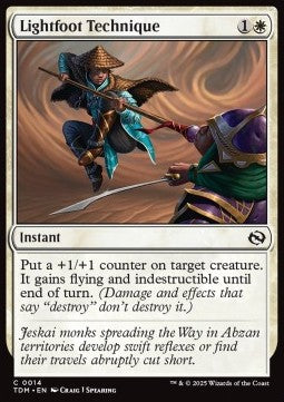 Lightfoot Technique - Tarkir: Dragonstorm (Common) [TDM-14] Main image