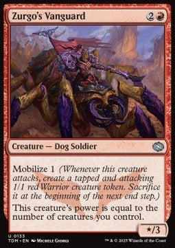 Zurgo's Vanguard - Tarkir: Dragonstorm (Uncommon) [TDM-133] Immagine principale del prodotto