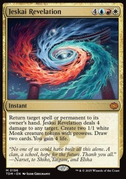 Jeskai Revelation - Tarkir: Dragonstorm (Mythic) [TDM-196] Immagine principale del prodotto