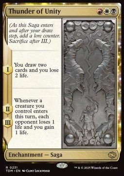 Thunder of Unity - Tarkir: Dragonstorm (Rare) [TDM-231] Immagine principale del prodotto