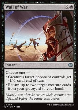 Wail of War - Tarkir: Dragonstorm (Uncommon) [TDM-98] Hover Image