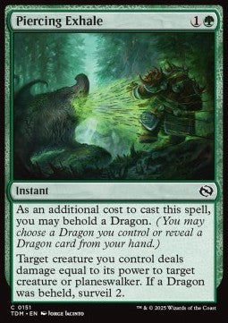 Piercing Exhale - Tarkir: Dragonstorm (Common) [TDM-151] Hauptbild