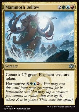 Mammoth Bellow - Tarkir: Dragonstorm (Uncommon) [TDM-205] Main image