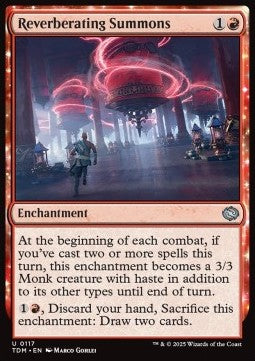 Reverberating Summons - Tarkir: Dragonstorm (Uncommon) [TDM-117] Main image