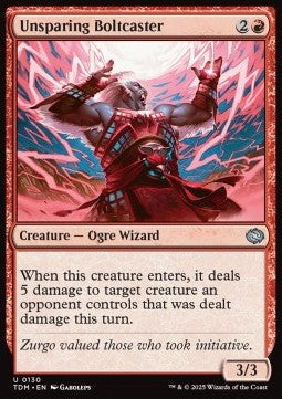 Unsparing Boltcaster - Tarkir: Dragonstorm (Uncommon) [TDM-130] Immagine principale del prodotto