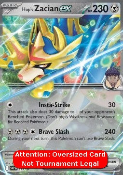 Hop's Zacian ex - SV Black Star Promos (Oversized) [SVP-193] Hover Image