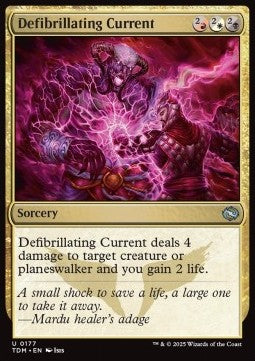 Defibrillating Current - Tarkir: Dragonstorm (Uncommon) [TDM-177] Immagine principale del prodotto
