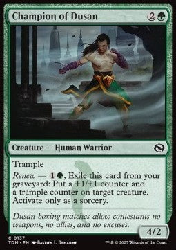 Champion of Dusan - Tarkir: Dragonstorm (Common) [TDM-137] Hoofdafbeelding