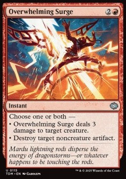 Overwhelming Surge - Tarkir: Dragonstorm (Uncommon) [TDM-115] Main image