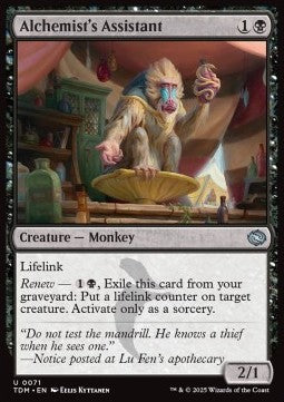 Alchemist's Assistant - Tarkir: Dragonstorm (Uncommon) [TDM-71] Immagine principale del prodotto