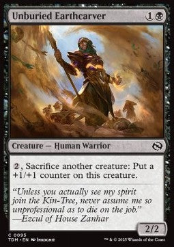 Unburied Earthcarver - Tarkir: Dragonstorm (Common) [TDM-95] Main image
