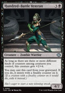 Hundred-Battle Veteran - Tarkir: Dragonstorm (Uncommon) [TDM-82] Hauptbild