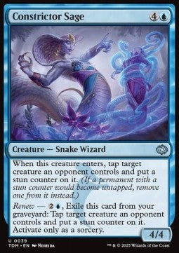 Constrictor Sage - Tarkir: Dragonstorm (Uncommon) [TDM-39] Immagine principale del prodotto