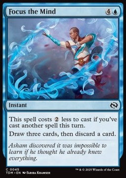 Focus the Mind - Tarkir: Dragonstorm (Common) [TDM-45] Immagine principale del prodotto