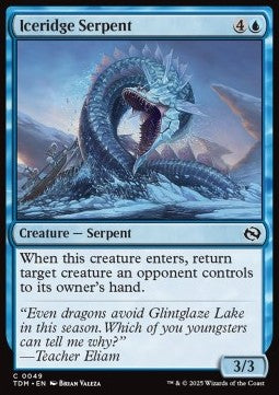 Iceridge Serpent - Tarkir: Dragonstorm (Common) [TDM-49] Hauptbild
