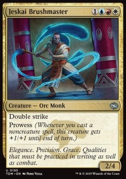 Jeskai Brushmaster - Tarkir: Dragonstorm (Uncommon) [TDM-195] Immagine principale del prodotto