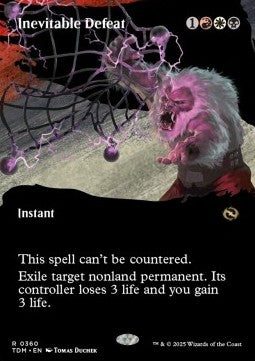 Inevitable Defeat - Tarkir: Dragonstorm: Extras (Rare) [XTDM-360] Main image