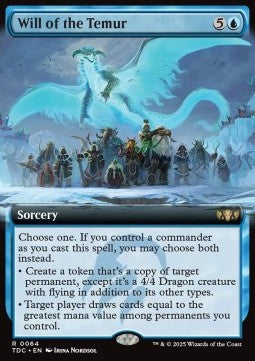 Will of the Temur - Commander: Tarkir: Dragonstorm: Extras (Rare) [XTDC-64] Hauptbild