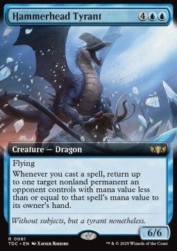 Hammerhead Tyrant - Commander: Tarkir: Dragonstorm: Extras (Rare) [XTDC-61] Hauptbild