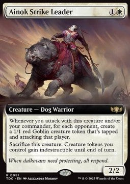 Ainok Strike Leader - Commander: Tarkir: Dragonstorm: Extras (Rare) [XTDC-51] Hover Image