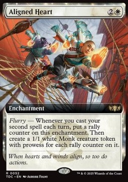 Aligned Heart - Commander: Tarkir: Dragonstorm: Extras (Rare) [XTDC-52]