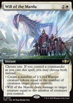 Will of the Mardu - Commander: Tarkir: Dragonstorm: Extras (Rare) [XTDC-57] Hover Image