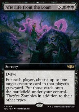 Afterlife from the Loam - Commander: Tarkir: Dragonstorm: Extras (Rare) [XTDC-65] Hover Image