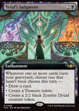 Teval's Judgment - Commander: Tarkir: Dragonstorm: Extras (Rare) [XTDC-68]